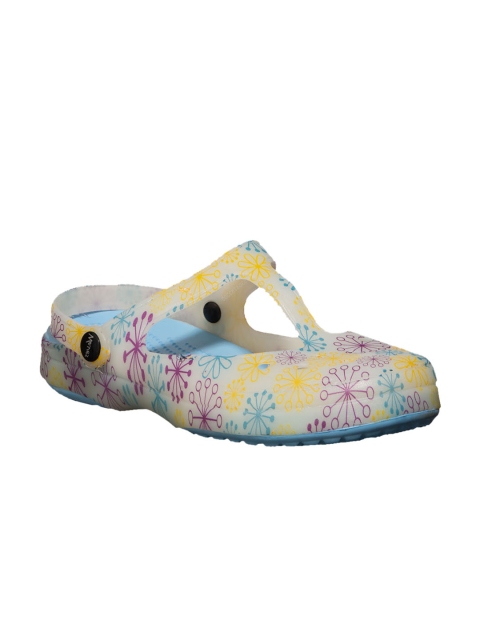 

Khadims Women Blue Printed Ballerinas