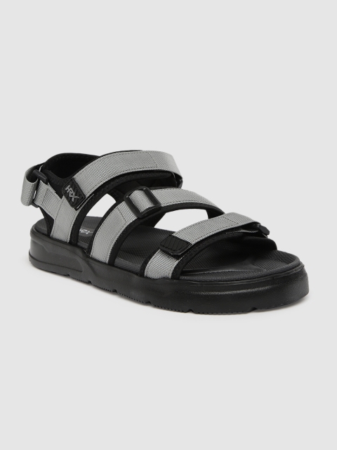 

HRX by Hrithik Roshan Men Grey Hook & Loop Athleisure Sandal