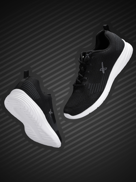 

HRX by Hrithik Roshan Men Black Woven Design Knit Run 1.0 Running Shoe
