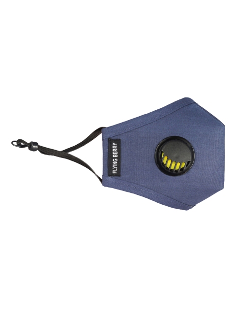 

FLYING BERRY Unisex Blue 5-Ply N99 Reusable Anti Pollution Mask With Valve