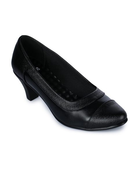 

Liberty Women Black Textured Formal Pumps