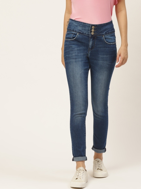 

Lee Cooper Women Blue Super Skinny Fit High-Rise Light Fade Stretchable Jeans