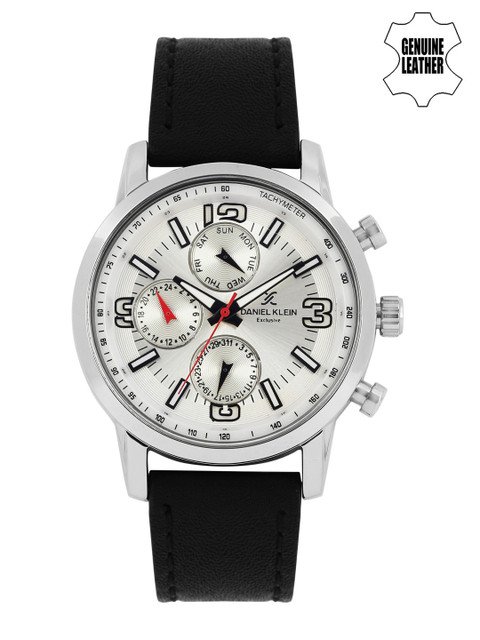 

Daniel Klein Men Silver-Toned Multifunction Analogue Watch DK10695-7
