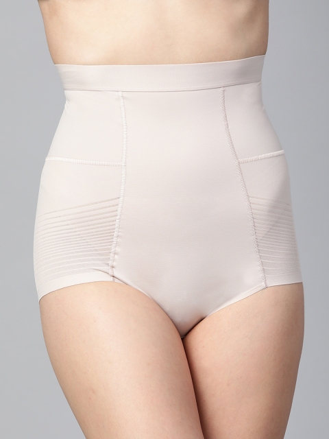 

Marks & Spencer Women Beige Solid Invisible Shaping Waist Cincher
