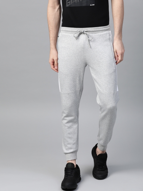

Alcis Men Grey Melange Solid Training Joggers