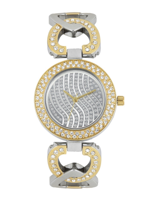 

Daniel Klein Silver-Toned Dial Embellished Watch DK10797-3