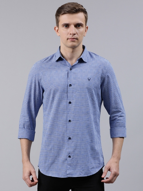 

Allen Solly Sport Men Blue & White Slim Fit Printed Casual Shirt