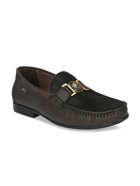 

Hitz Men Brown Coco Leather Loafers
