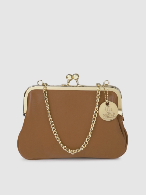 

RHHENSO Brown Solid Purse Clutch