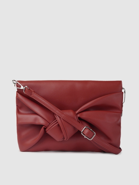 

RHHENSO Red Solid Sling Bag