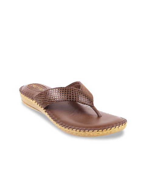 

Metro Women Brown Textured Comfort Heels