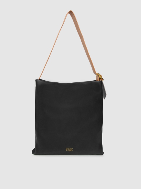 

MERAKI Black Solid Sling Bag