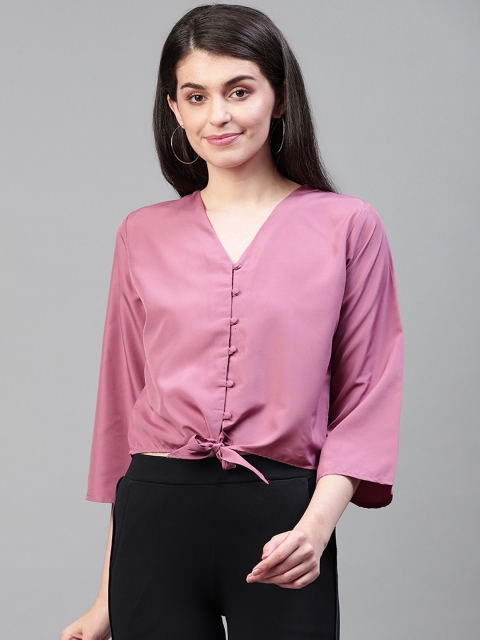 

Cayman Women Purple Solid Top