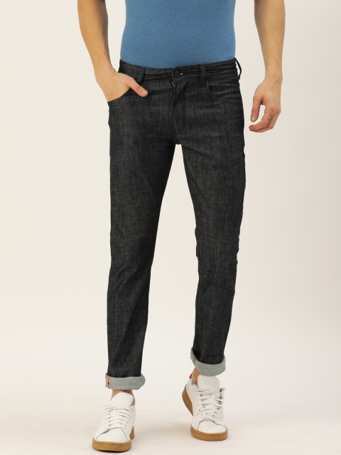 

John Players Men Blue Comfort Skinny Fit Low-Rise Clean Look Stretchable Jeans