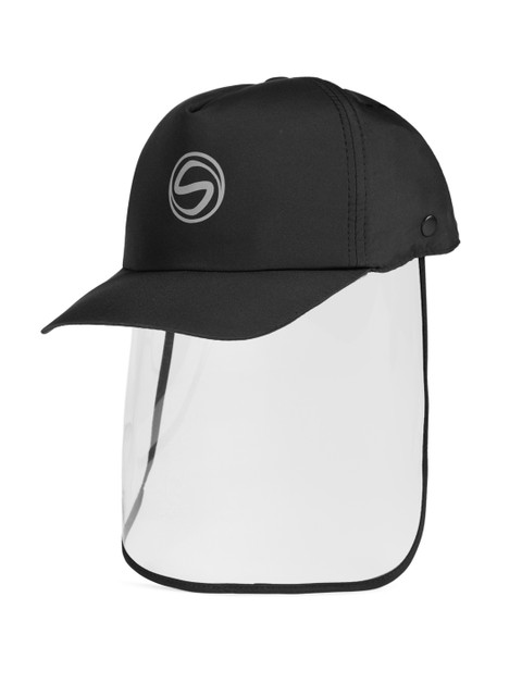 

Schoolay Unisex Kids Black Defenders Printed Baseball Cap