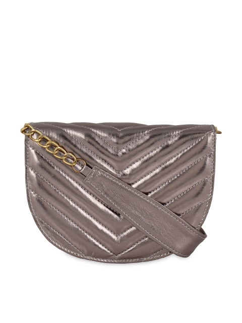 

Berrypeckers Silver-Toned Sling Bag
