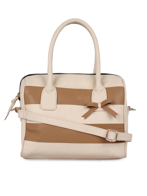 

Berrypeckers Beige & Tan Brown Handbag