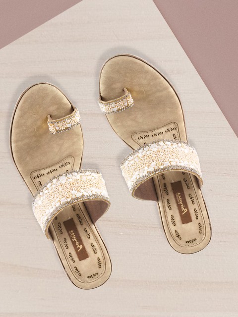 

Metro Women Beige Embellished Heels