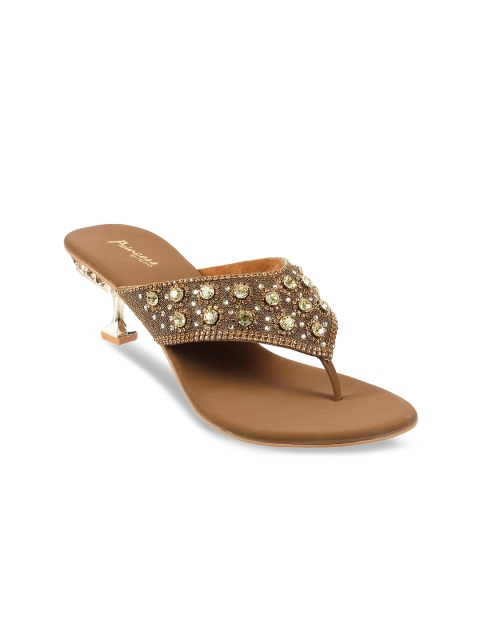

Metro Women Beige Embellished Stilettos