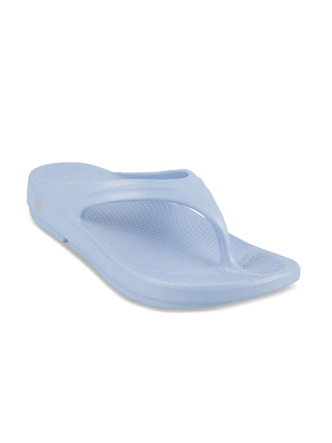 

WALKWAY Women Blue Solid Thong Flip-Flops
