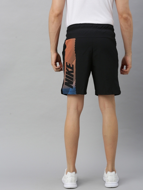 

Nike Men Black Printed Regular Fit AS M NK FLEX Dri-Fit Training & Gym Sports Shorts