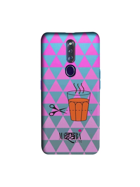 

macmerise Pink & Teal Green Masaba Cutting Chai Sublime Oppo F11 Pro Mobile Case