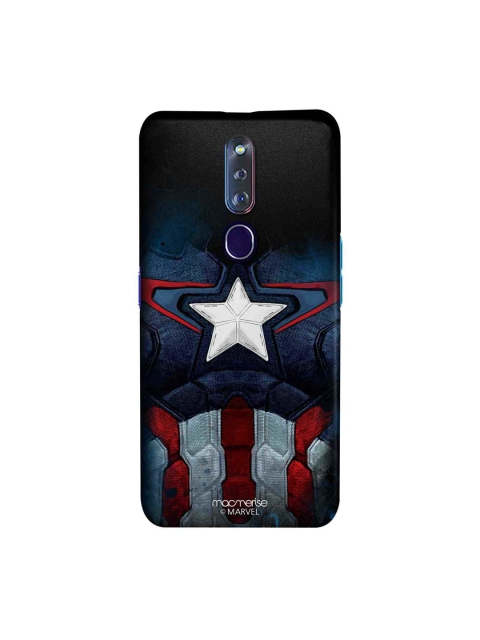 

macmerise Blue & Grey Marvel Comics Captain America Suit Print Oppo F11 Pro Case