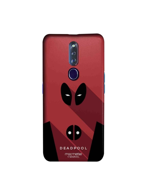 

macmerise Red & Black Minimalistic Deadpool Print Oppo F11 Pro Case