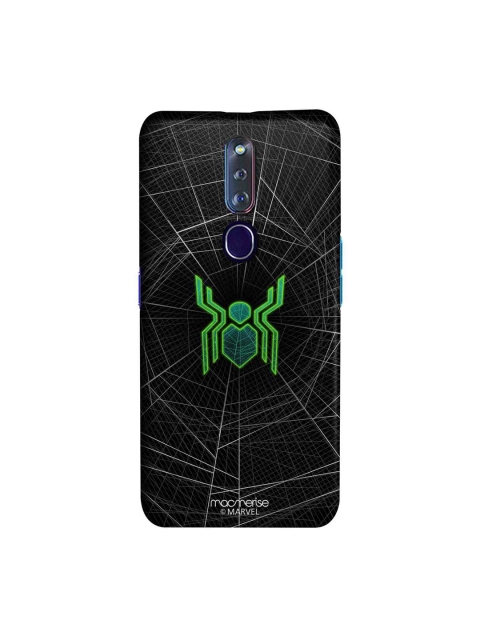 

macmerise Black & Green Spiderman Logo Web Marvel Comics Sublime Oppo F11 Pro Case