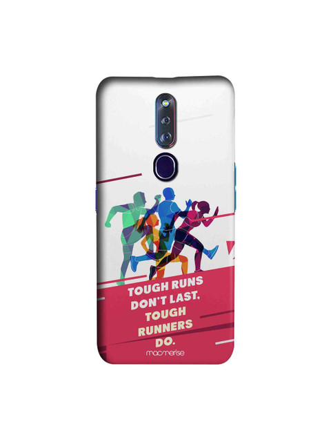 

macmerise Grey & Pink Tough Runners Oppo F11 Pro Case