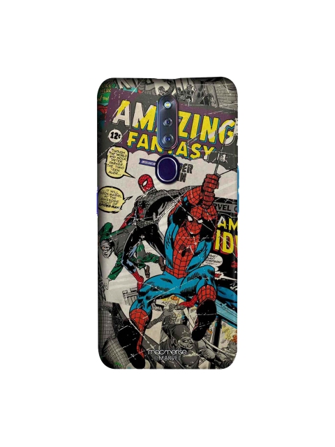 

macmerise Grey & Blue Marvel Comics Spidey Oppo F11 Pro Case