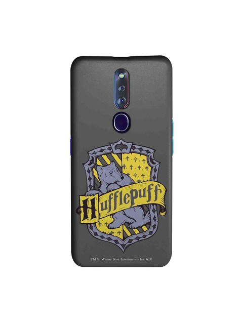 

macmerise Grey & Purple Harry Potter Crest Hufflepuff Oppo F11 Pro Case