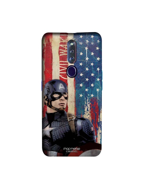 

macmerise Blue & Red Marvel Comics American Captain Sublime Oppo F11 Pro Back Case