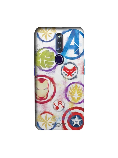 

macmerise Off-White & Red Avengers Icons Graffiti Sublime Oppo F11 Pro Mobile Case
