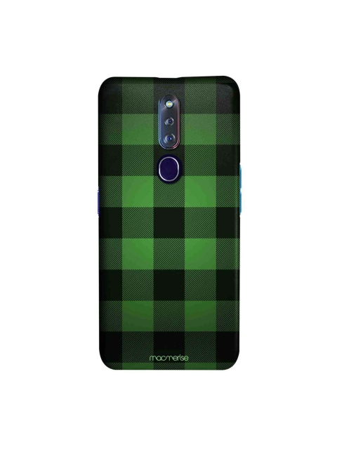 

macmerise Green & Black Checkmate Printed Oppo F11 Pro Case