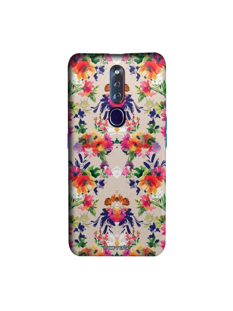 

macmerise Beige and Orange Floral Symmetry Sublime Oppo F11 Pro Case