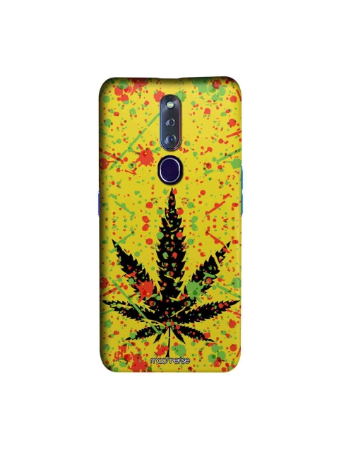 

macmerise Yellow & Black Rasta Splash Sublime Oppo F11 Pro Back Case
