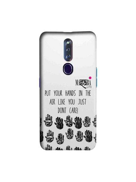 

macmerise White & Black Masaba Hands Up Sublime Oppo F11 Pro Case