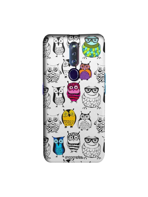 

macmerise White & Black Owl Art Sublime Oppo F11 Pro Case