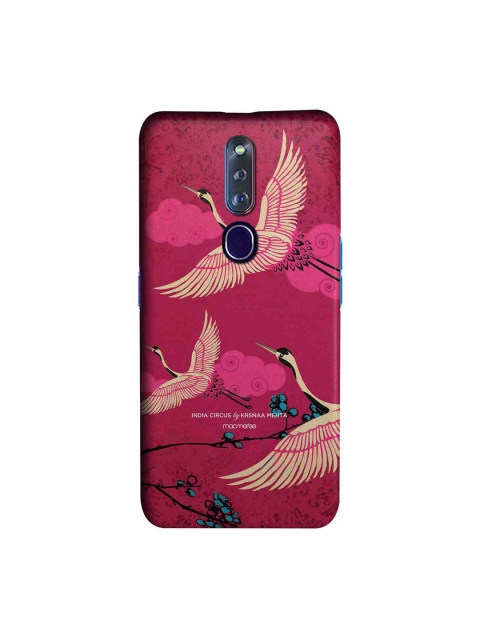 

macmerise Pink & Black Flying Flamingoes Sublime Oppo F11 Pro Case