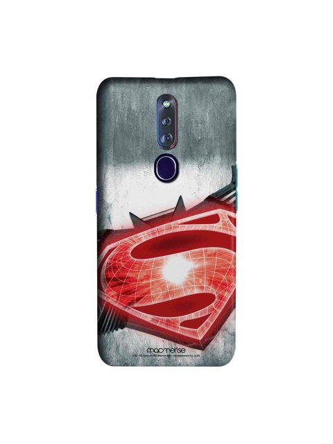 

macmerise Grey & Red DC Comics Legends Will Collide Sublime Oppo F11 Pro Back Case