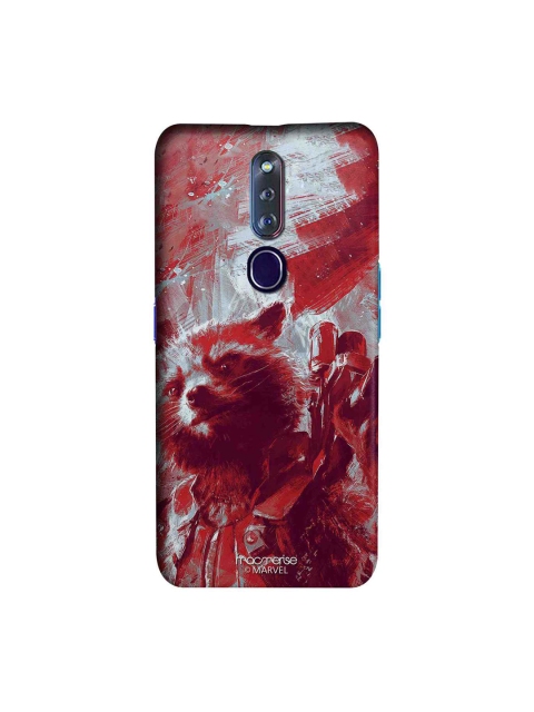 

macmerise Red & Grey Marvel Comics Charcoal Art Rocket Sublime Oppo F11 Pro Case