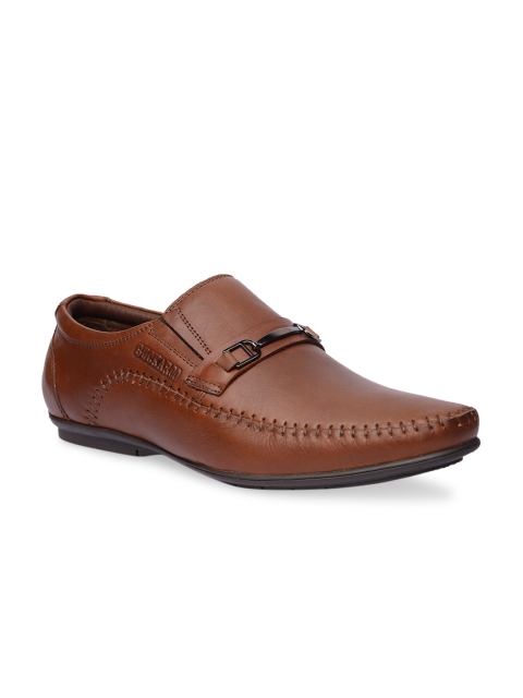 

Buckaroo Men Brown Leather Slip-On Sneakers