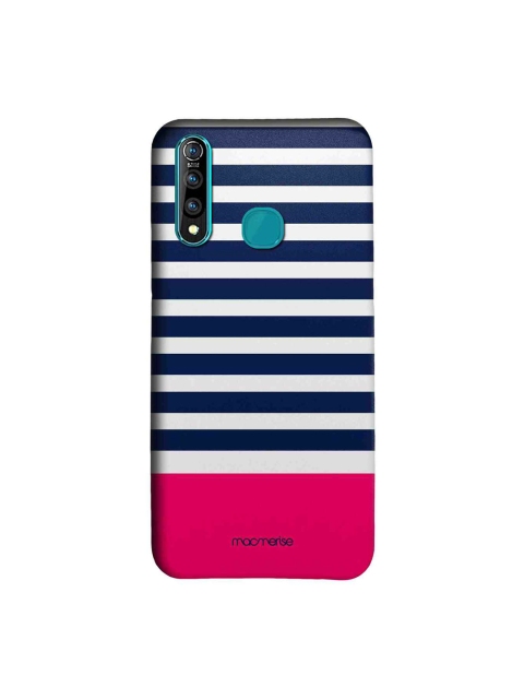 

macmerise Navy Blue & White Simply Stripes Sublime Vivo Z1 Pro Back Cover