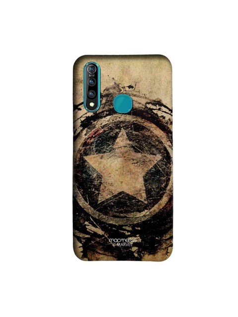 

macmerise Black & Brown Symbolic Captain Shield Marvel Comics Sublime Vivo Z1 Pro Case