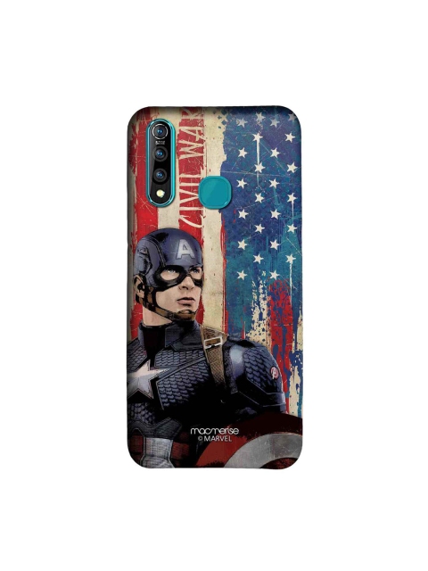 

macmerise Blue & Red Captain America Marvel Comics Sublime Vivo Z1 Pro Case