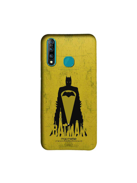 

macmerise Yellow & Black DC Comics Bat Sigl Print Vivo Z1 Pro Case