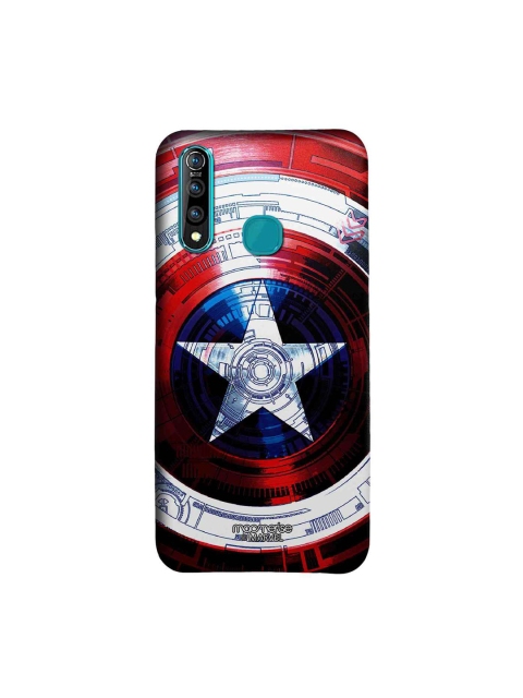 

macmerise Red & Navy Blue Marvel Comics Captains Shield Vivo Z1 Pro Case