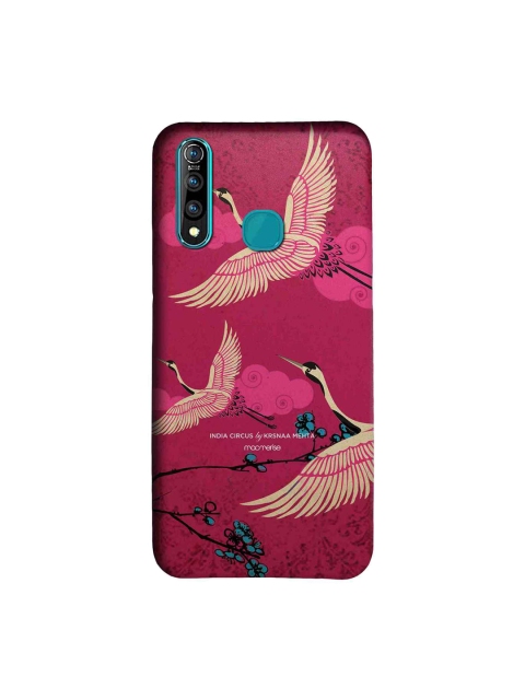 

macmerise Pink & Beige Flying flamingoes Sublime Vivo Z1 Pro Mobile Case