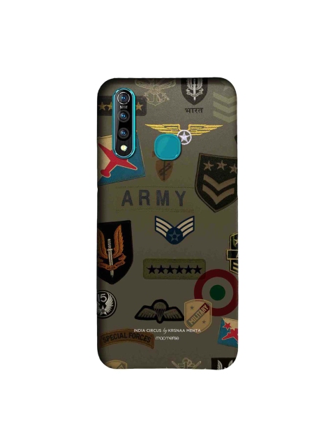 

macmerise Olive Green & Black Roger That Sublime Vivo Z1 Pro Back Cover